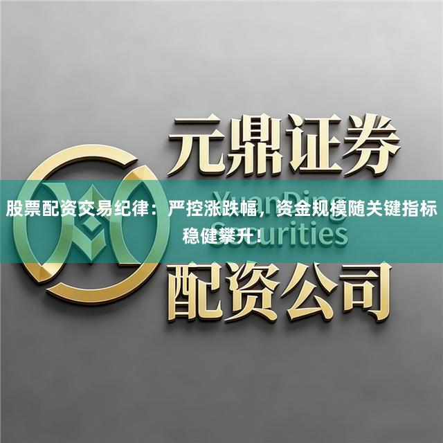股票配资交易纪律:严控涨跌幅,资金规模随关键指标稳健攀升!