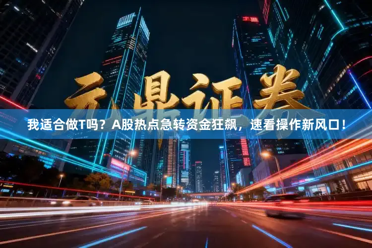 我适合做T吗？A股热点急转资金狂飙，速看操作新风口！