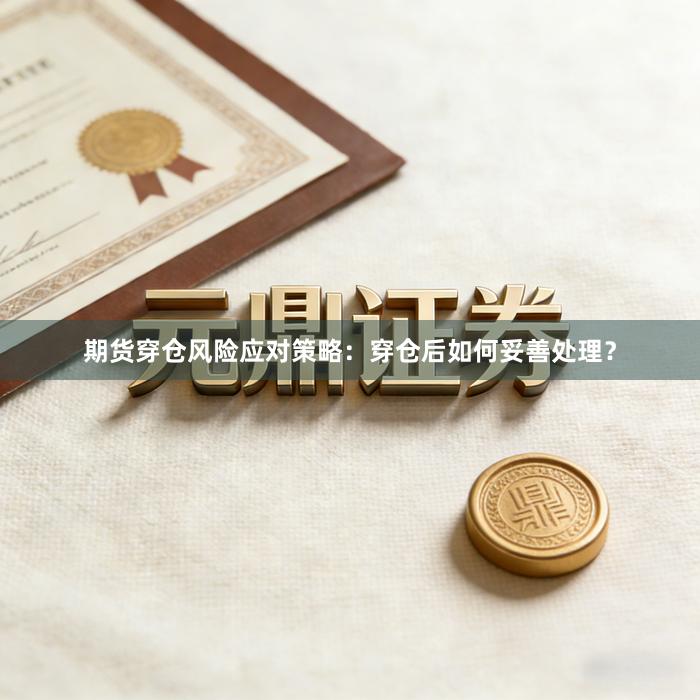 期货穿仓风险应对策略：穿仓后如何妥善处理？