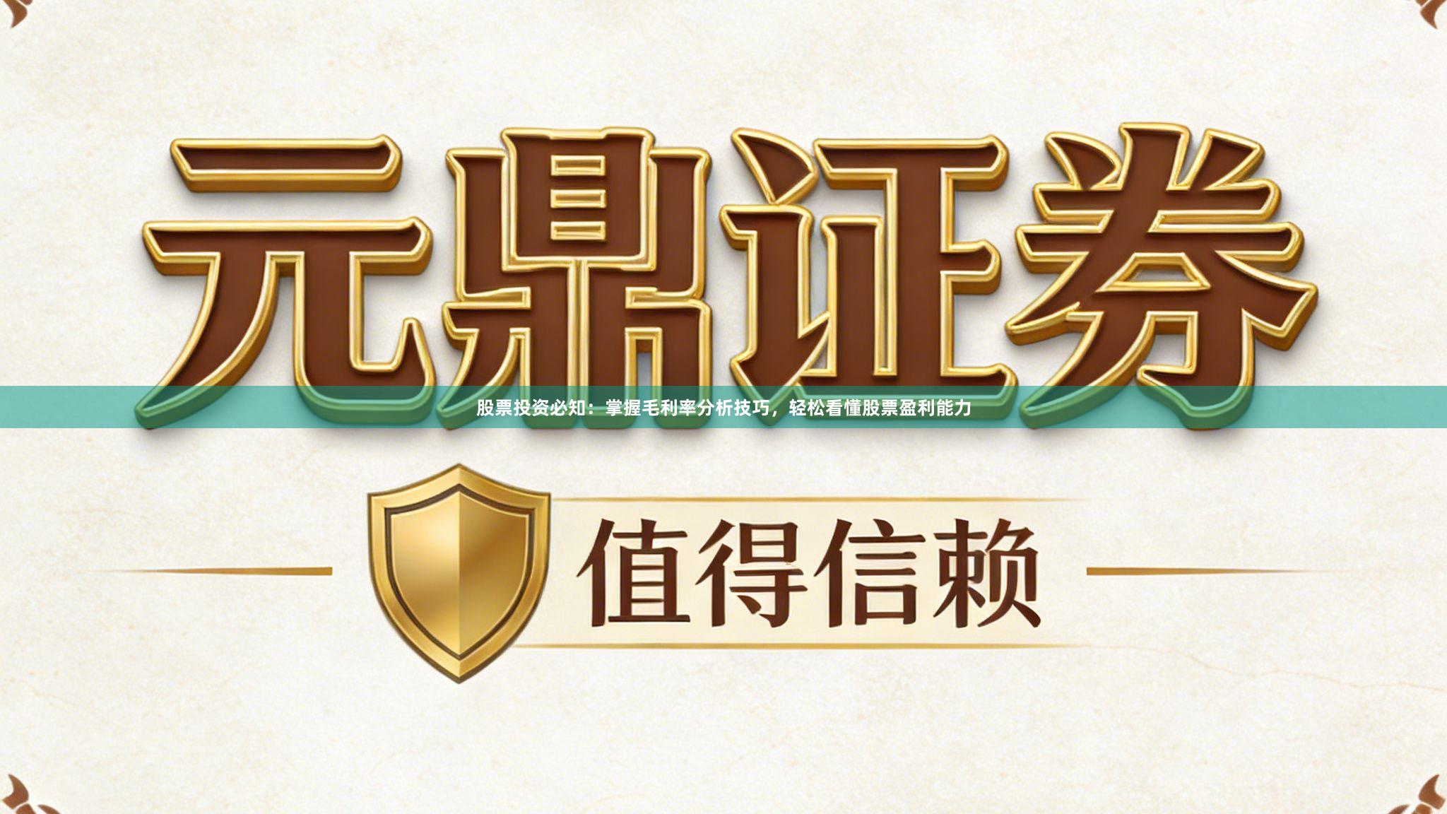 股票投资必知：掌握毛利率分析技巧，轻松看懂股票盈利能力