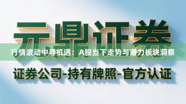 行情波动中寻机遇：A股当下走势与潜力板块洞察