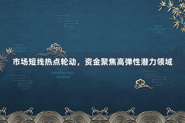 市场短线热点轮动，资金聚焦高弹性潜力领域